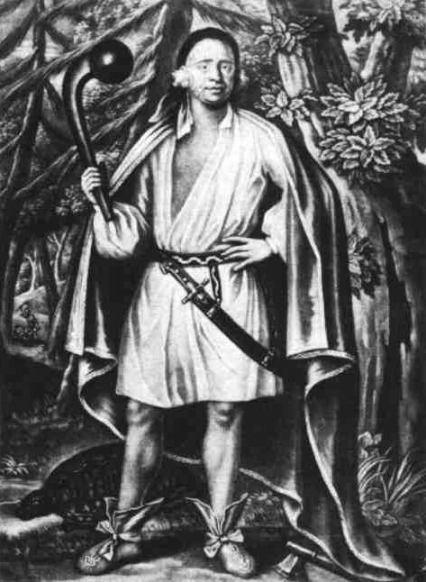 Mohican chief Etow Oh Koam, known as Nocholas (1710)