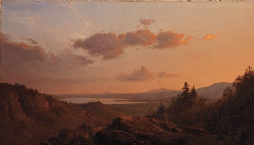 The Hudson river valley as painted in 1867